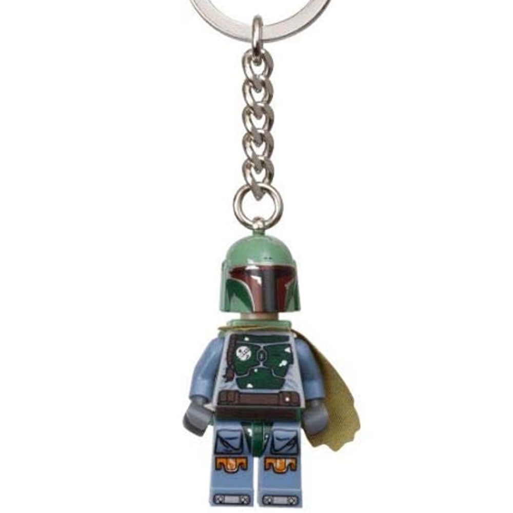 LEGO Star Wars: Boba Fett mini figure Keychain. Still with tags.